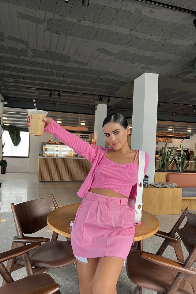 Pink Mini Skirt ATE1992 - 5