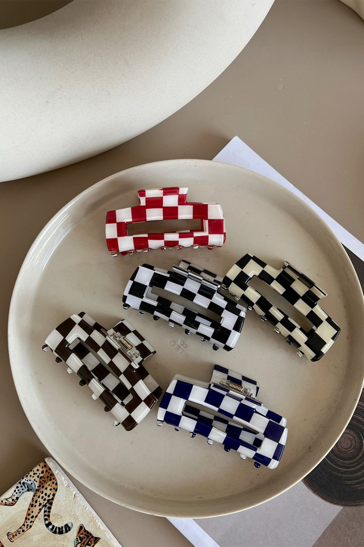 Plaid Latch Clip Set AK45 - EYYO