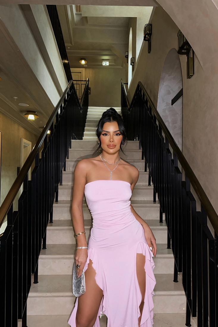 Powder Design Maxi Dress ATE7025 - EYYO