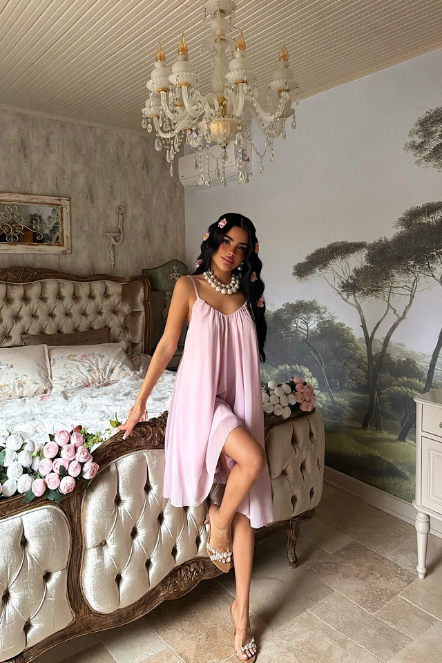 Pudra Isobel Elbise ATE-3503 