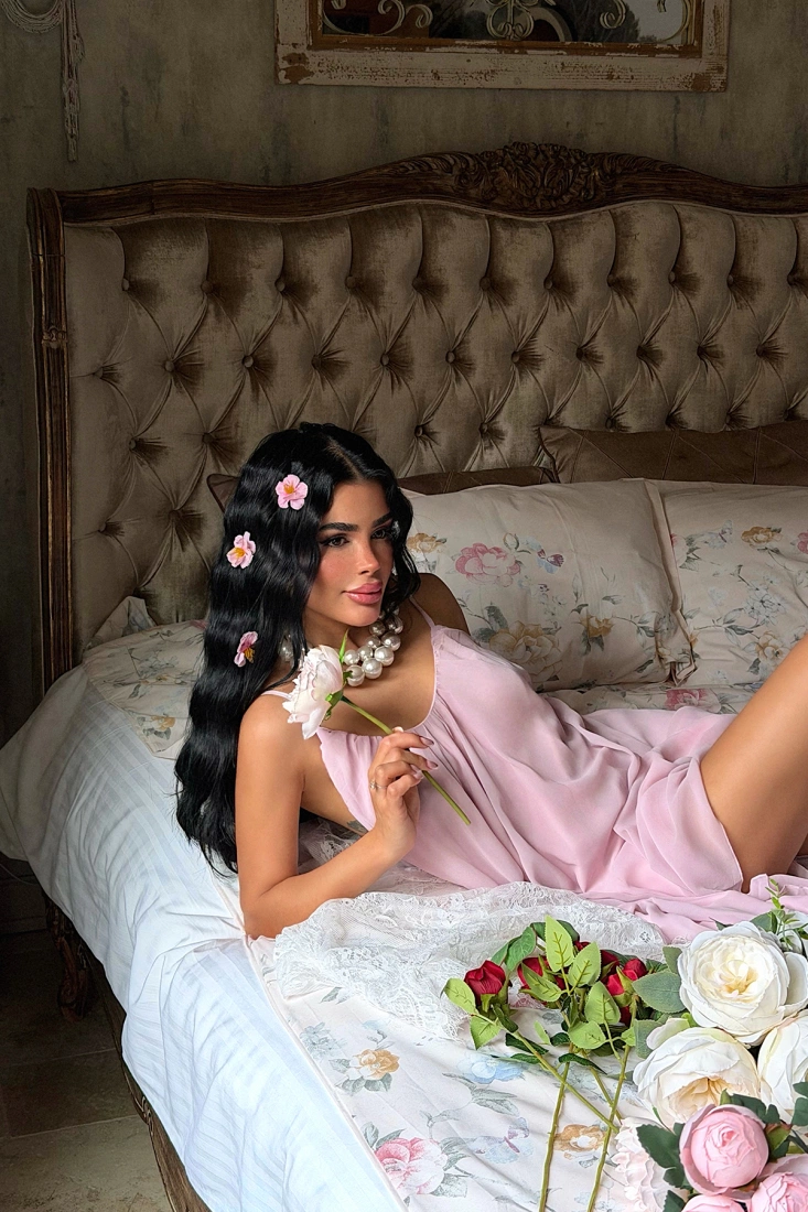 Pudra Isobel Elbise ATE-3503 - EYYO