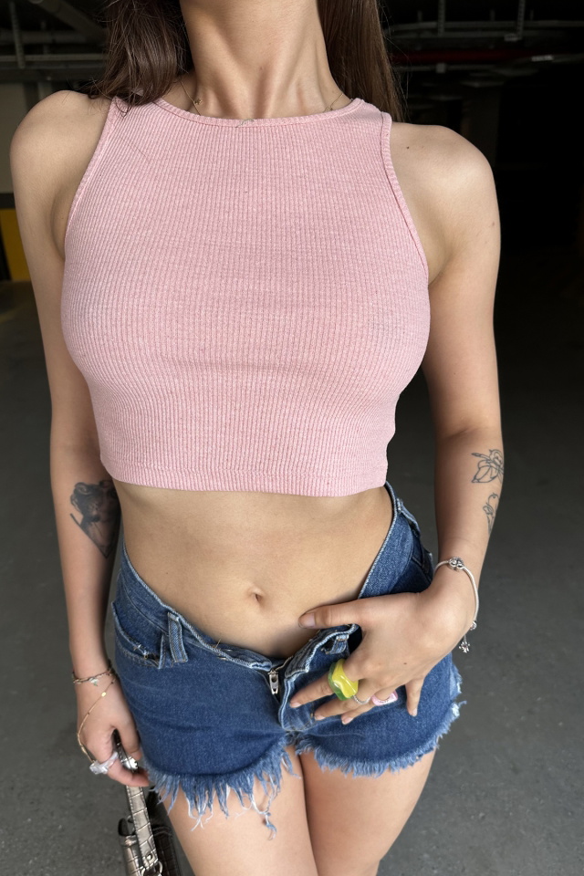 Pudra Basic Crop Top ATE7305 - 2