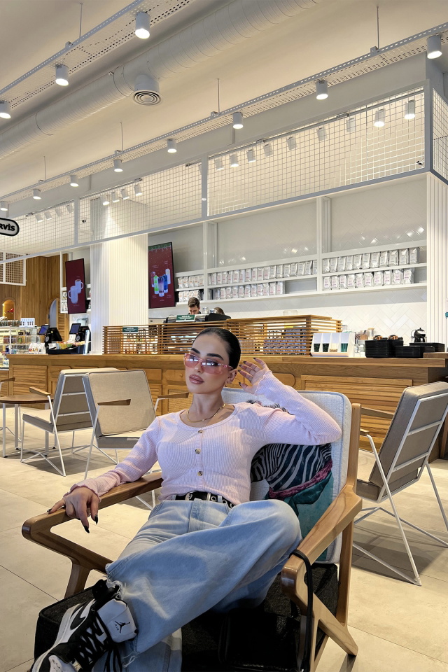 Pudra Önü Düğmeli Crop Top ATE4739 - 4
