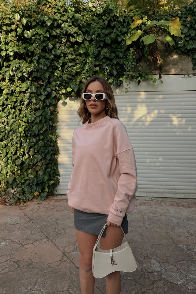 Pudra Oversize Basic Sweat ATE2526 - 4