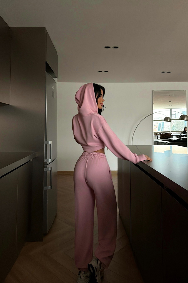 Pudra Olindy Fermuarlı Eşofman Takım ATE-2437 - 4