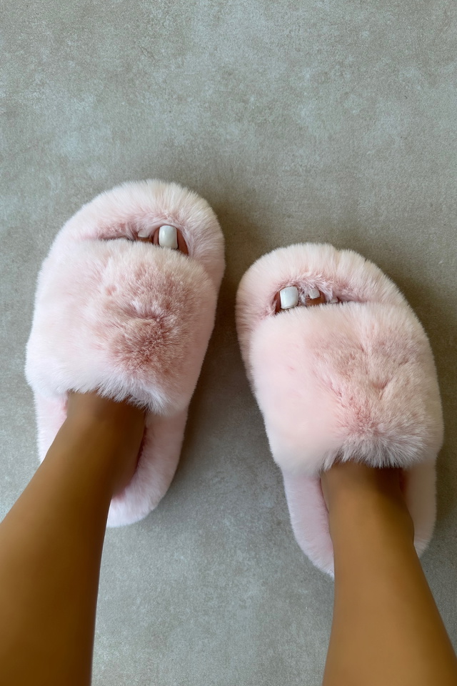 Pudra Peluş Terlik ATE-0402 - 1