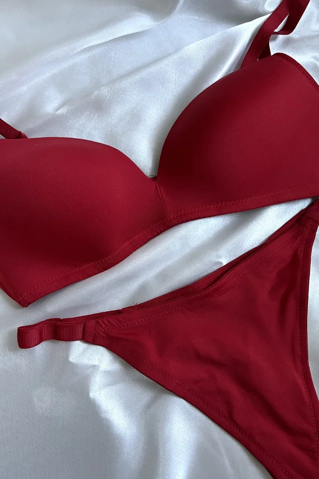 Red Classic Underwear Set ATE6269 - 2