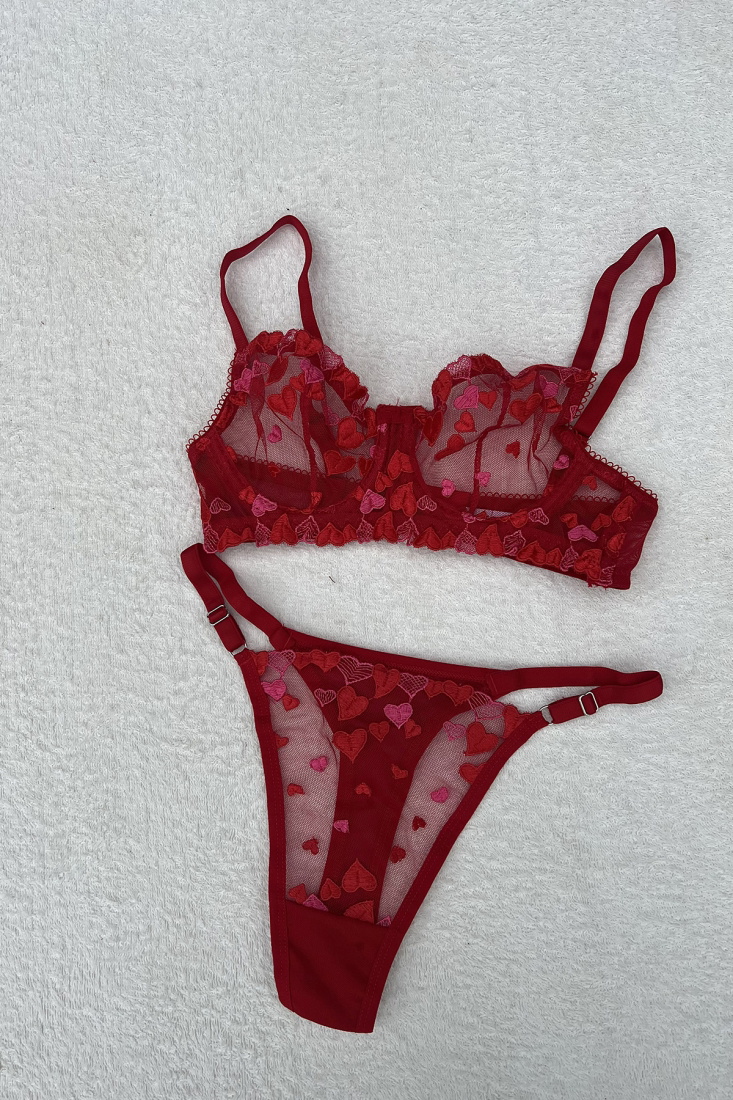 Red Heart Pattern Set ATE4744 - EYYO