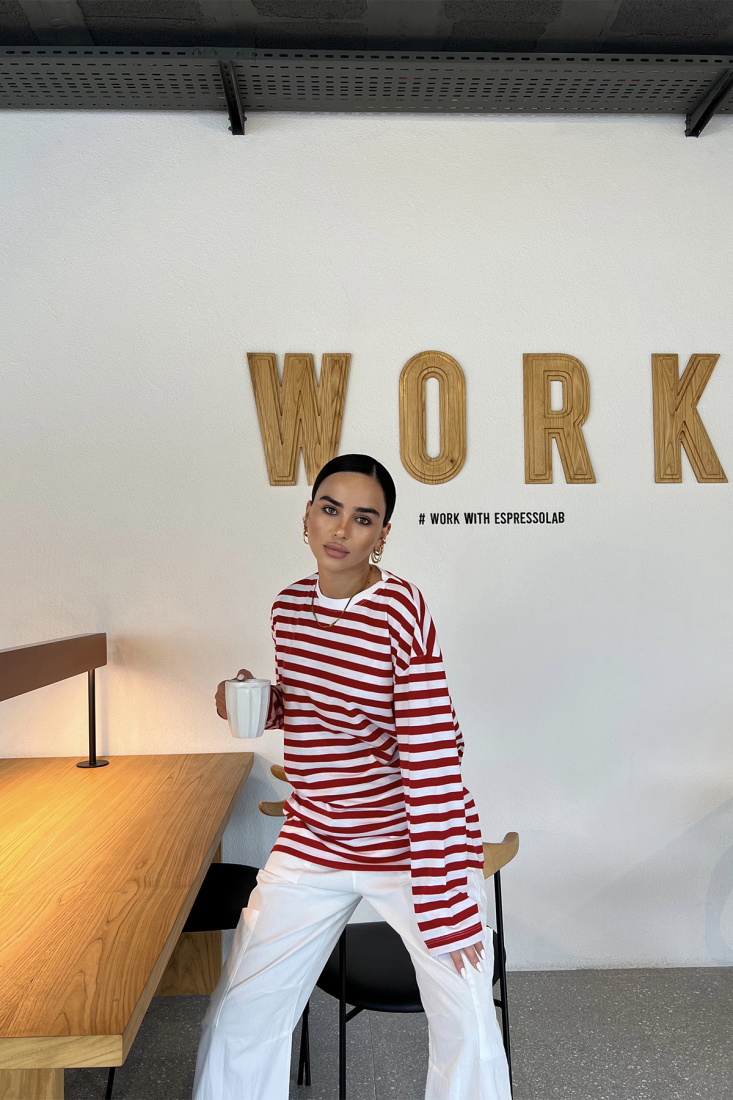 Red Lined Sweat ATE2081 - Roserya