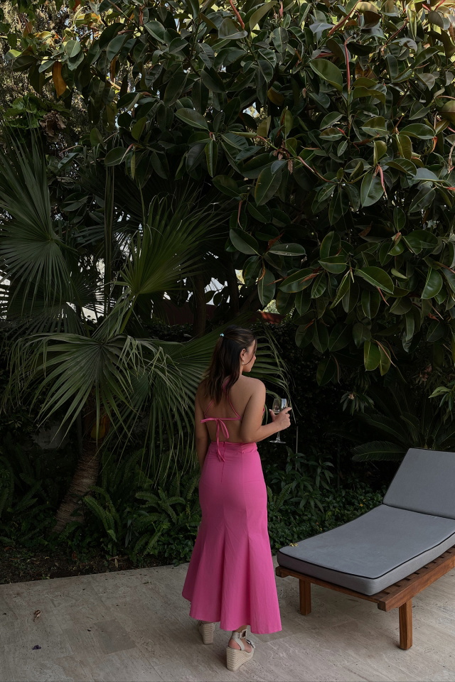 Ring Detail Maxi Dress ATE1536 - 3