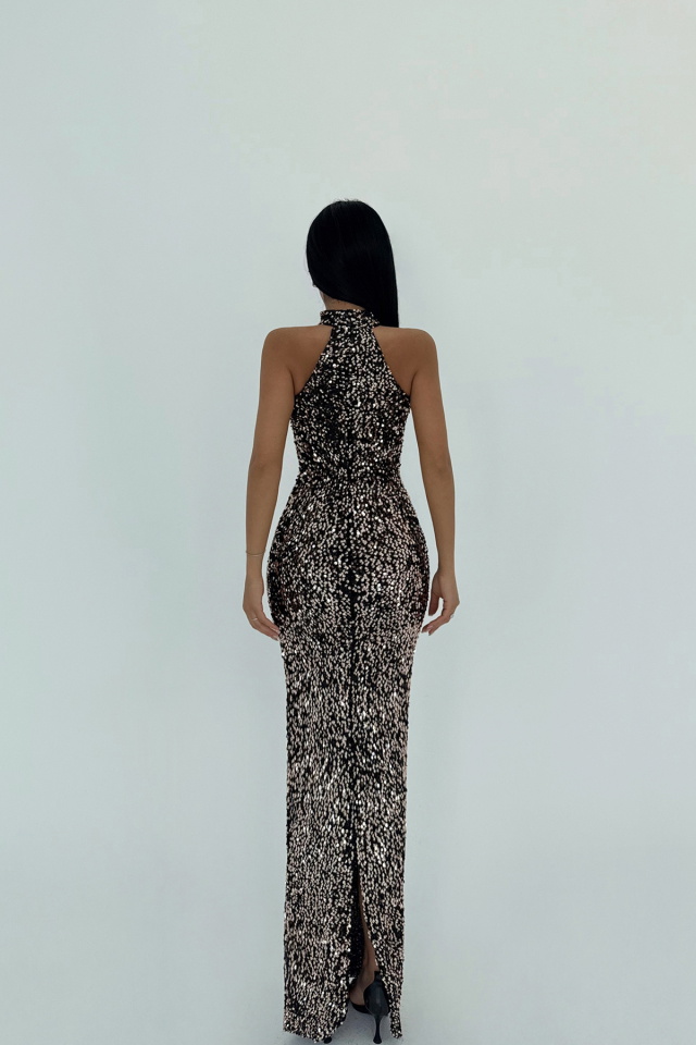 Rose Shion Payetli Elbise ATE-2685 - 3