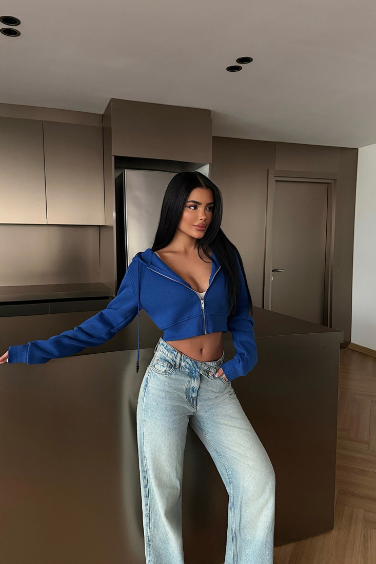 Saks Caiden Crop Hırka ATE-4853 - EYYO