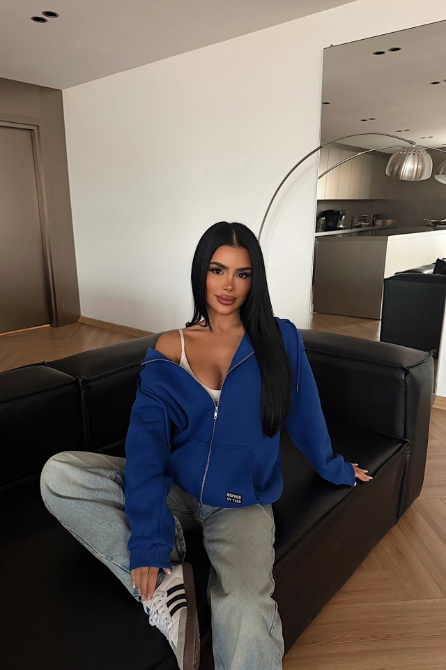 Saks Medias Kapüşonlu Hırka ATE-4864 - 3