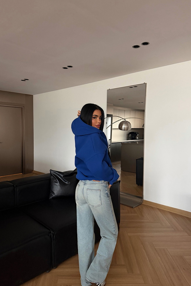 Saks Medias Kapüşonlu Hırka ATE-4864 - 4