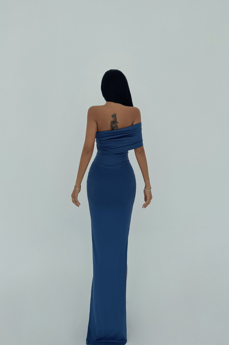 Saks Vanya Tek Kol Elbise ATE-2754 - EYYO