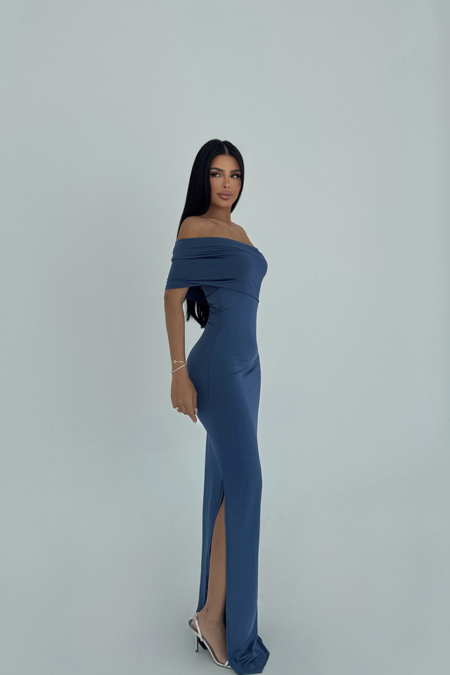Saks Vanya Tek Kol Elbise ATE-2754 - 2