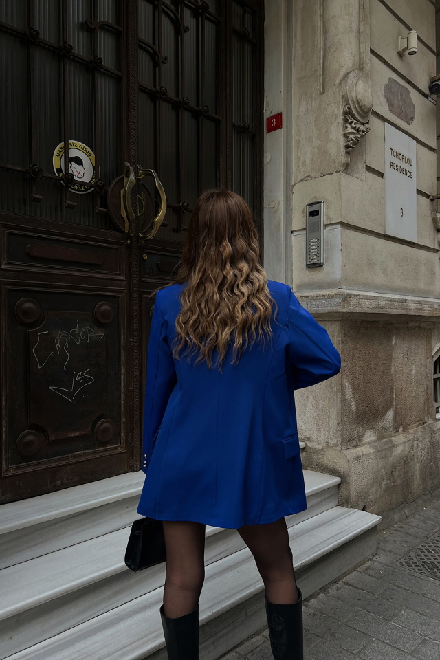 Saks Önü Düğmeli Ceket ATE4439 - 4