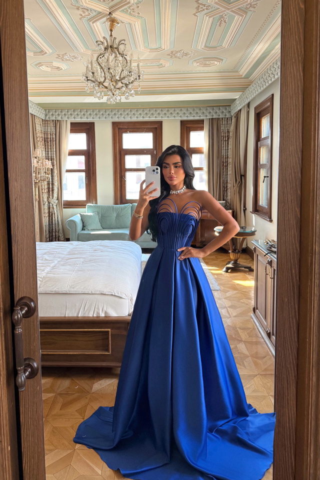 Saks Alivia Uzun Abiye ATE-3274 - 3