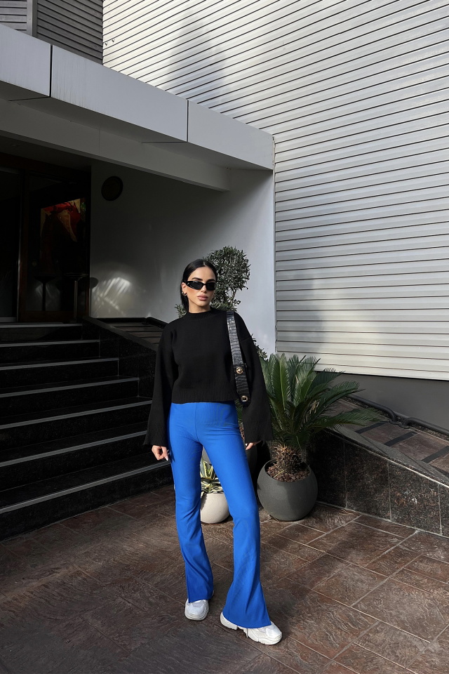 Saks Yırtmaç Detay Pantolon ATE3096 
