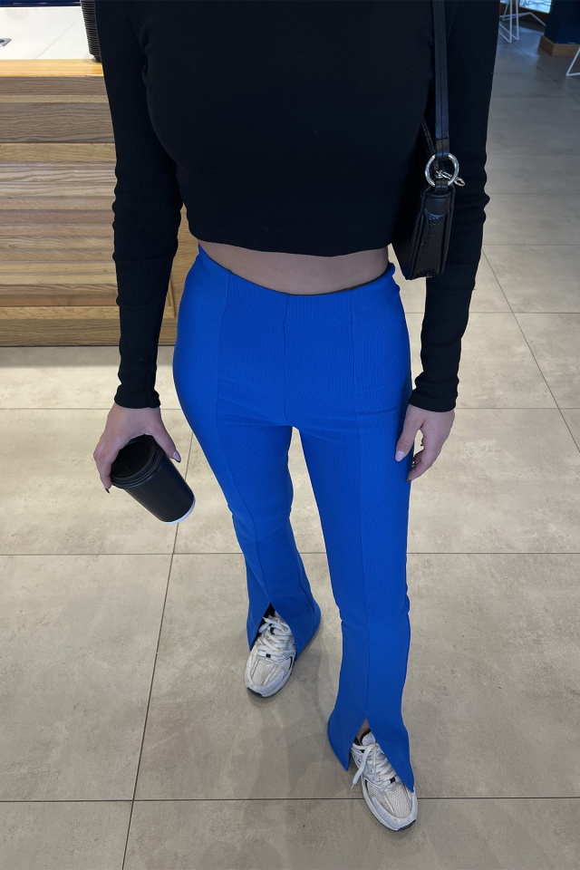 Saks Yüksek Bel Pantolon ATE3368 - 2