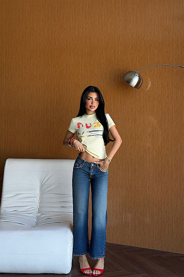Sarı Tenge Tshirt