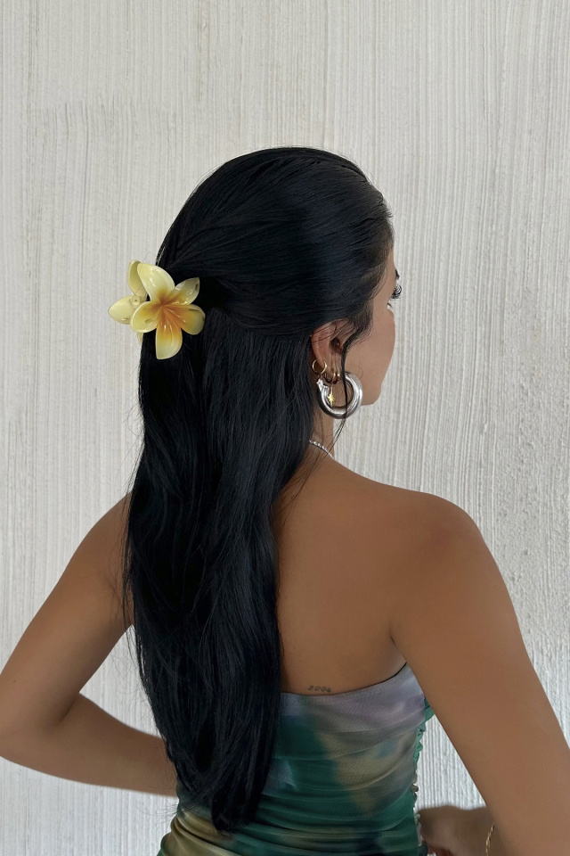 Sarı Çiçekli Lotus Toka ATEL2229 - 2