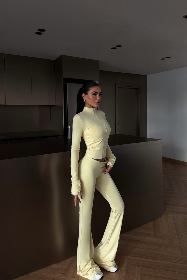 Sarı Croplu Takım ATE-4143 - 3