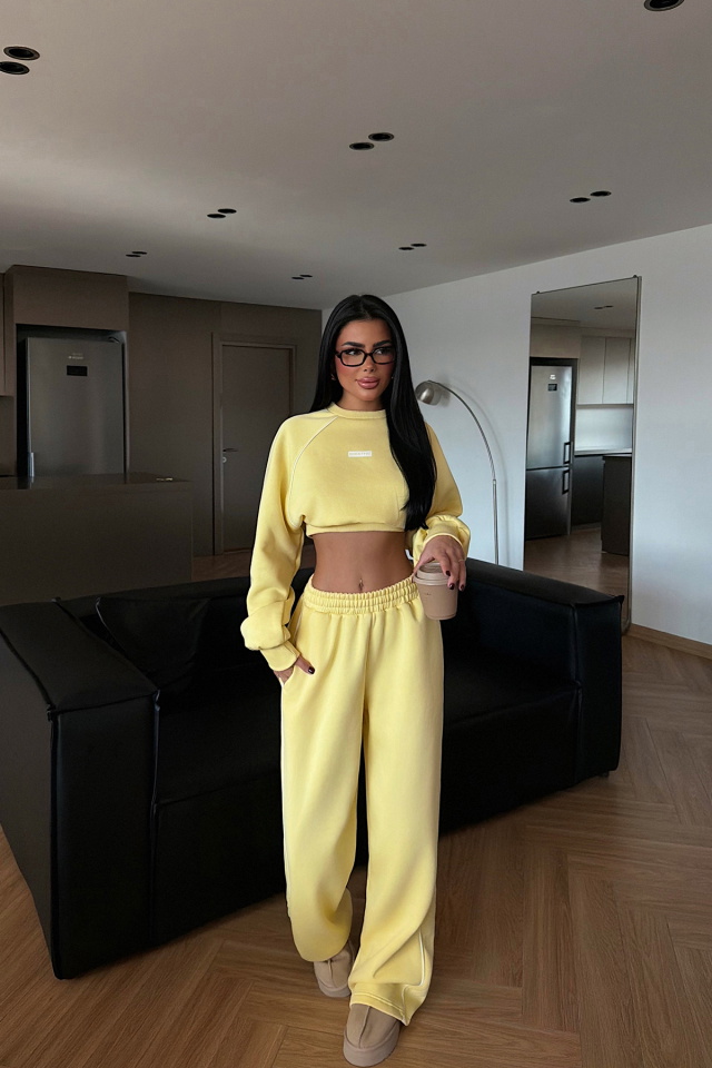 Sarı Breathe Eşofman Takımı ATE-3842 - 2