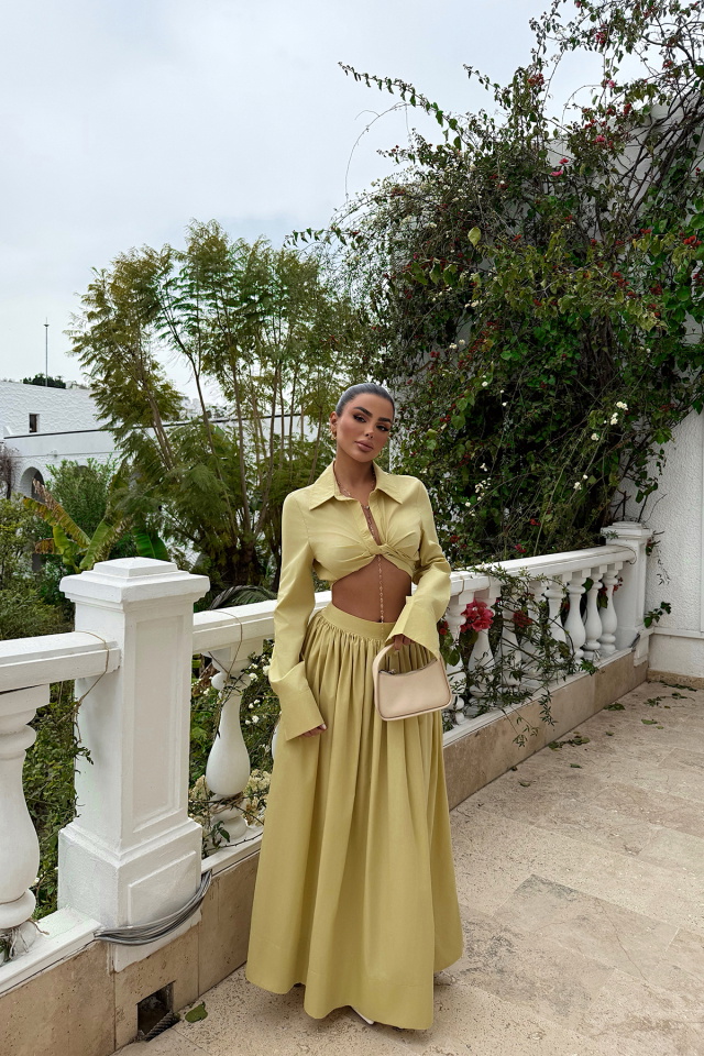 Sarı Veuve Alt Üst Takım ATE-2322 - 1