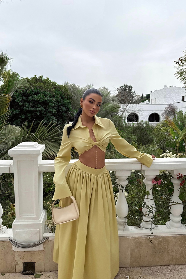 Sarı Veuve Alt Üst Takım ATE-2322 - 3