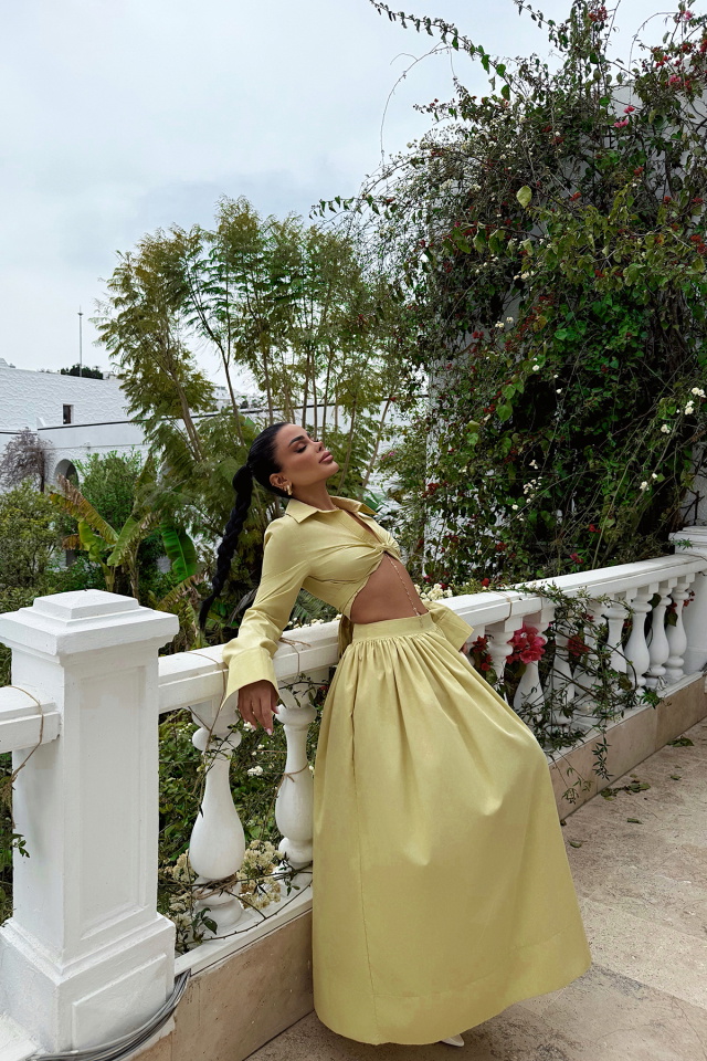 Sarı Veuve Alt Üst Takım ATE-2322 - 4