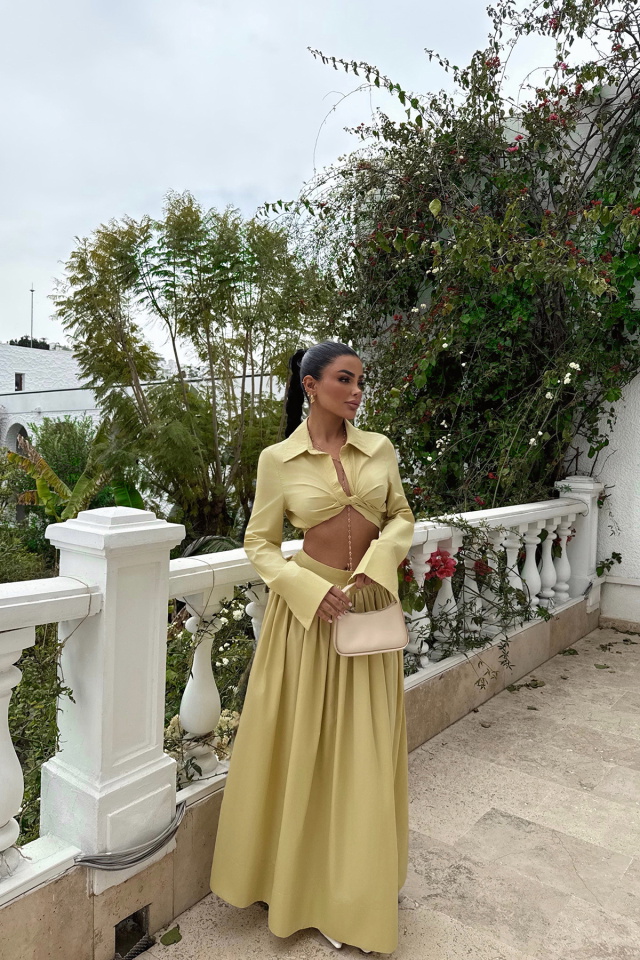 Sarı Veuve Alt Üst Takım ATE-2322 - 5