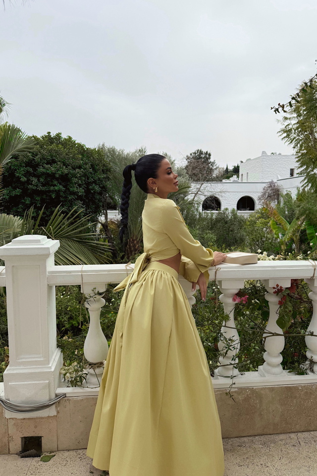 Sarı Veuve Alt Üst Takım ATE-2322 - 6