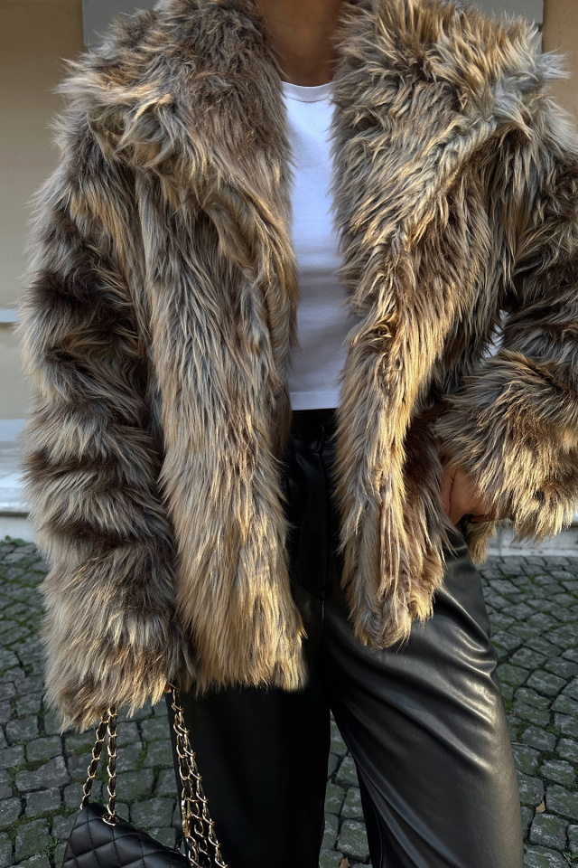 Sarı Eva Kısa Kürk ATE-0683 - 2