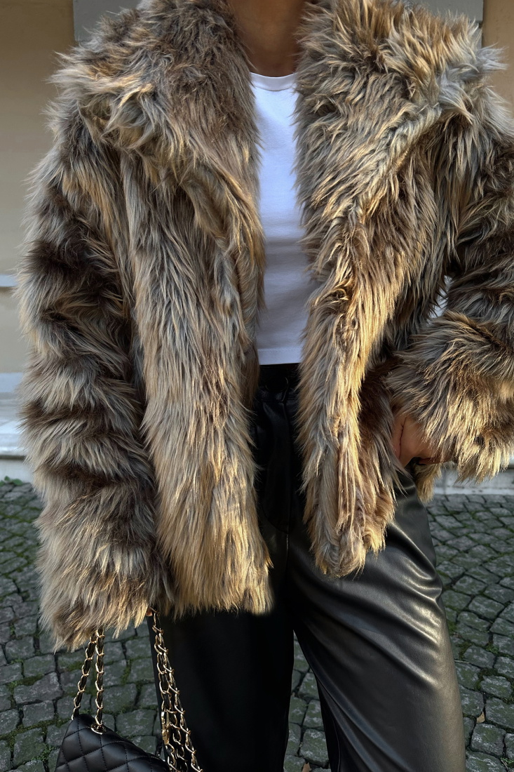 Sarı Eva Kısa Kürk ATE-0683 - EYYO