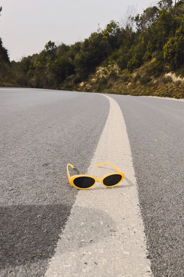 Sarı İnce Çerçeveli Gözlük ATE4102 - EYYO