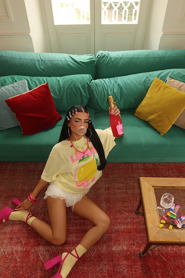 Sarı Limon Celo Tshirt ATE-5275 - 1