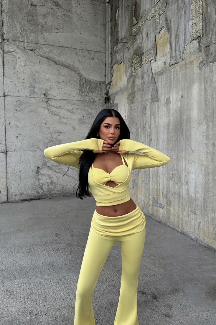 Sarı Jenny 3 Lü Takım ATE-1905 - EYYO