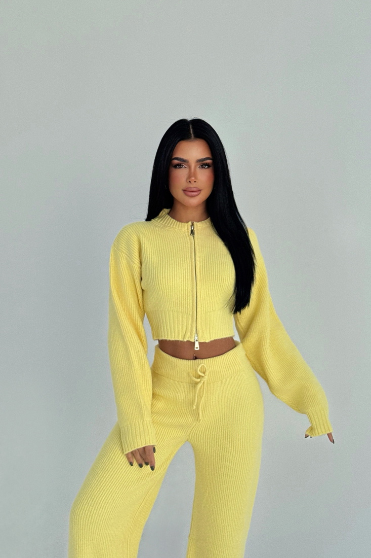 Sarı Zaria Triko Takım ATE-3737 - EYYO