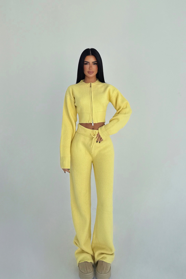 Sarı Zaria Triko Takım ATE-3737 - EYYO