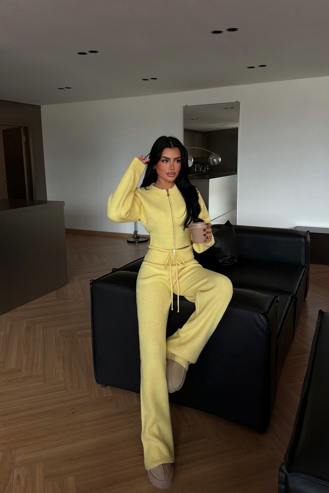 Sarı Zaria Triko Takım ATE-3737 - 2