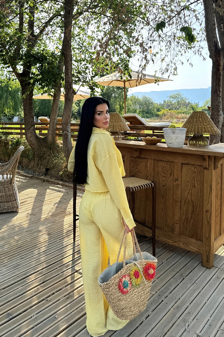 Sarı Polina Pötikare Takım ATE-1160 - EYYO