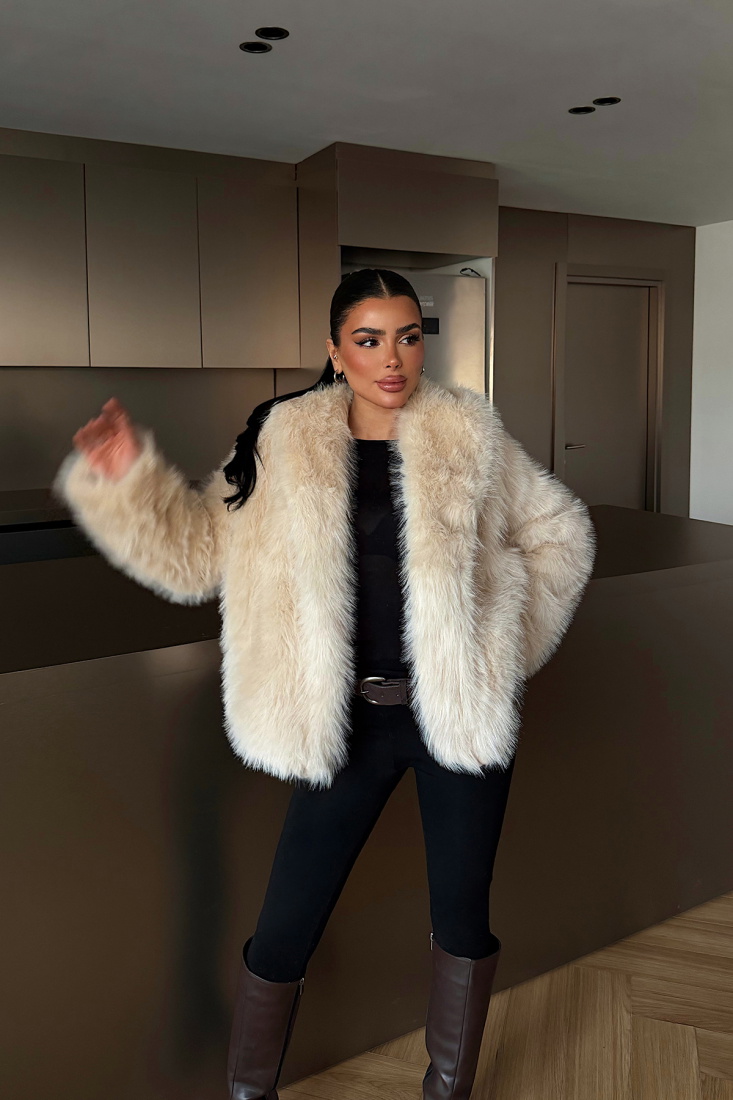 Sarı Rufina Kürk ATE-4558 - EYYO