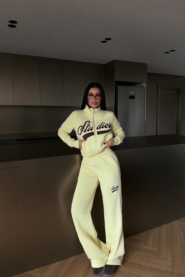 Sarı Studioy Eşofman Takım ATE-4181 