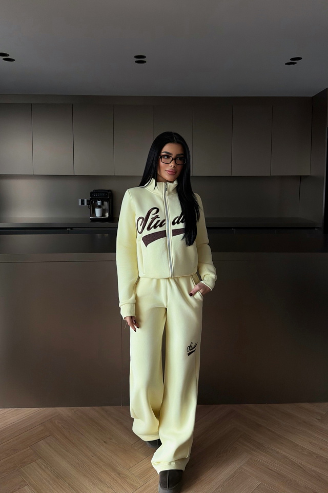 Sarı Studioy Eşofman Takım ATE-4181 - 2