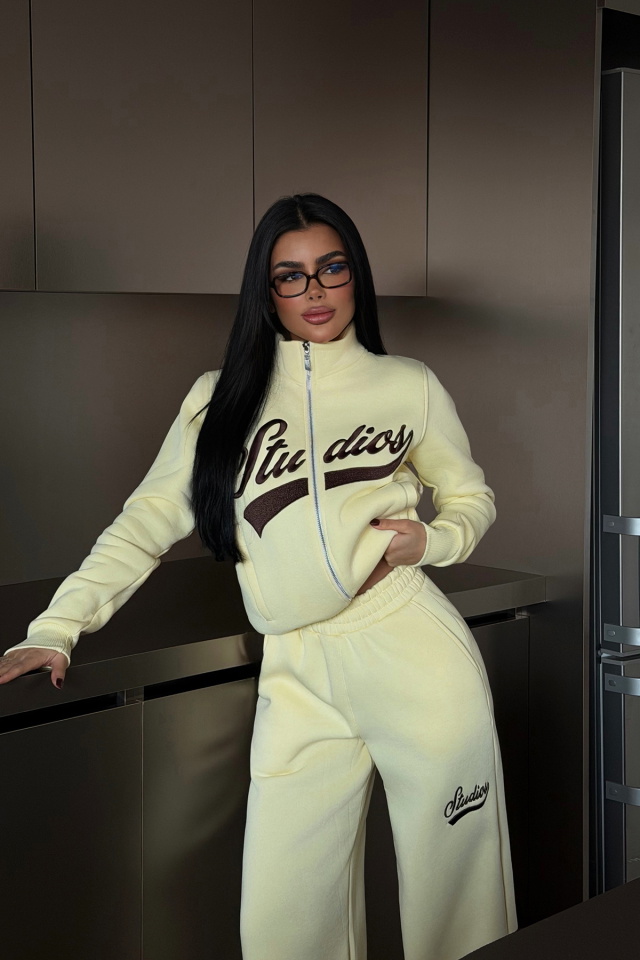 Sarı Studioy Eşofman Takım ATE-4181 - 3