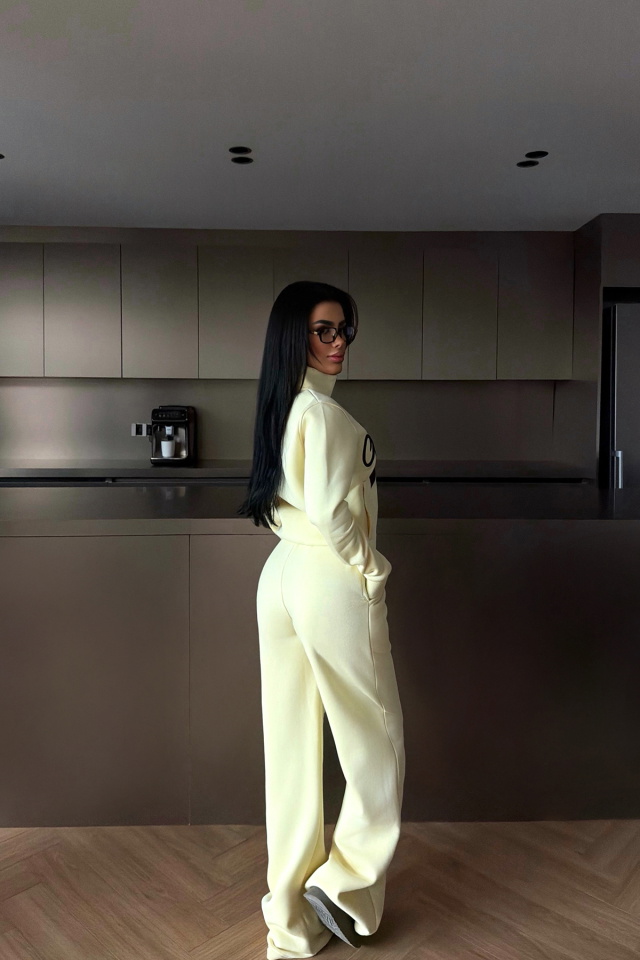 Sarı Studioy Eşofman Takım ATE-4181 - 4