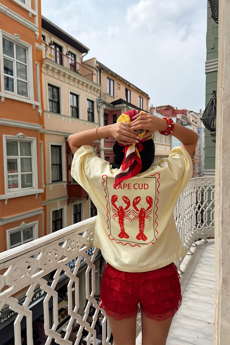 Sarı Wongo Tshirt ATE-5266 - EYYO