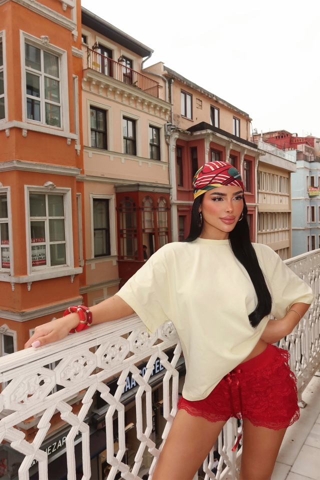 Sarı Wongo Tshirt ATE-5266 - 1