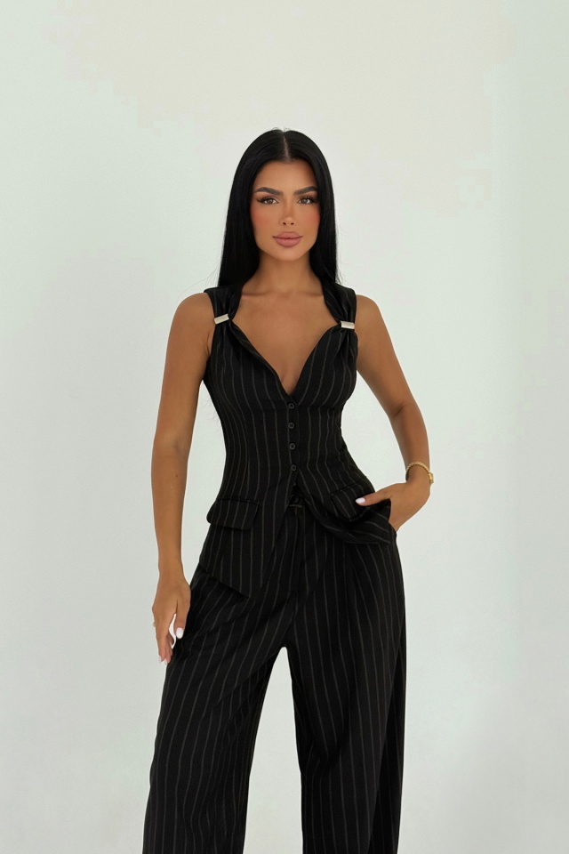 Siyah Wooden Takım ATE-3309 - 2